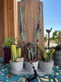 Cowgirl Hat Turquoise Necklace-Necklaces-TERRA COTTA BOUTIQUE