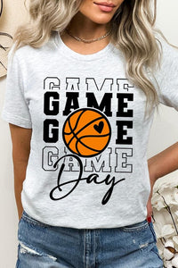 Game Day Basketball Graphic T Shirts-TERRA COTTA BOUTIQUE